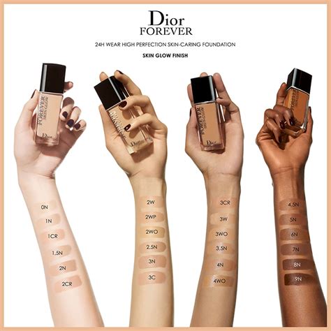 dior forever glow foundation shades.